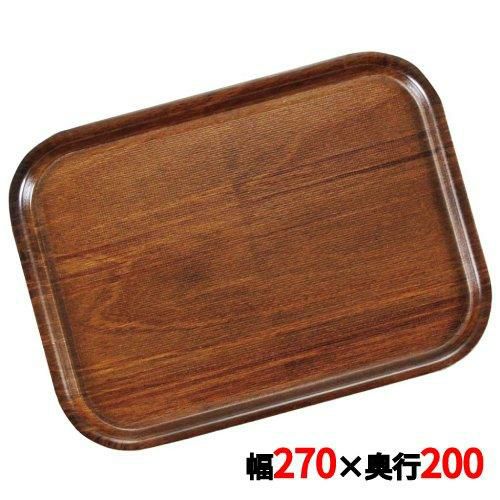 ウッドトレー 長角型 ノンスリップ PH556516