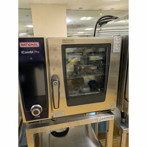 C(7057) iCombi Classic 業務用 スチームコンベクションオーブン LM200BE.XXXXX 2021年製 三相 200V 50/60Hz 架台 直接引き取り歓迎 大阪 iCombi Classic 6-1/1電気式【ラショナル】スチームコンベクション
