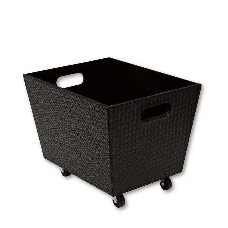 脱衣カゴ キャスター付き TM-P/ブラック