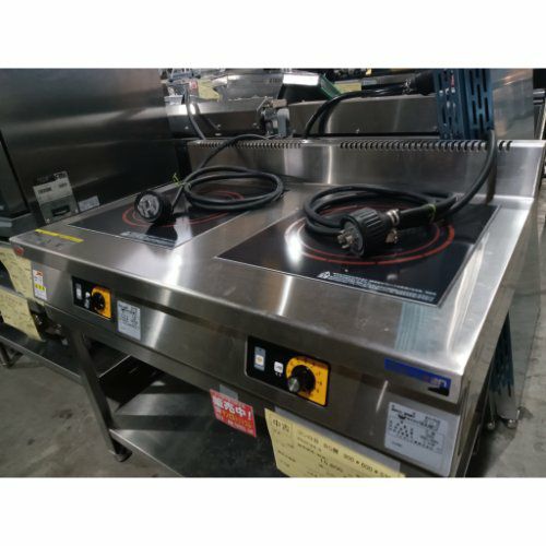 業界最長1年保証】【中古】電磁調理器 マルゼン MIH-P55B 幅900×奥行