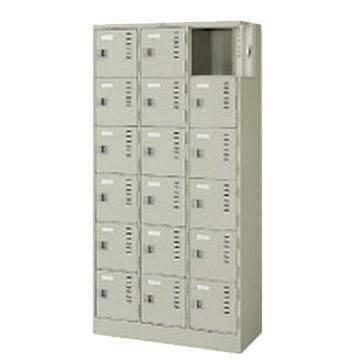 スチールロッカー 18人用(6段)