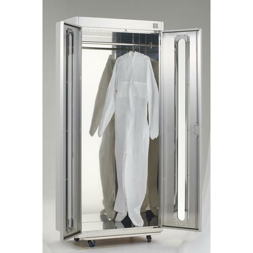 TRUSCO ステンレス製 UV殺菌ロッカー クリーンルームウェア用