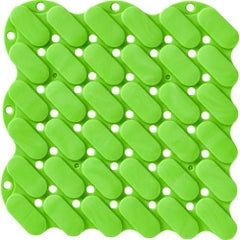 TRUSCO 抗菌・防炎ジョイントスノコ 素足用 グリーン