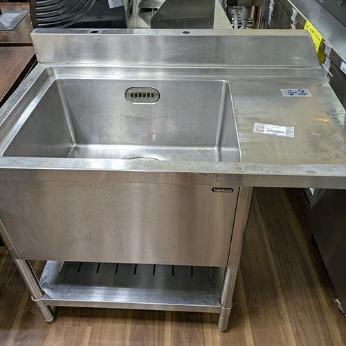 業務用/新品】【シンコー】平棚 幅1500×奥行340×高さ300 [F-15035