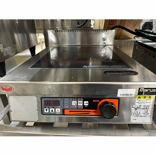 中古】卓上IH調理器 ニチワ電機 MIR-3TA-N5 幅450×奥行600×高さ250