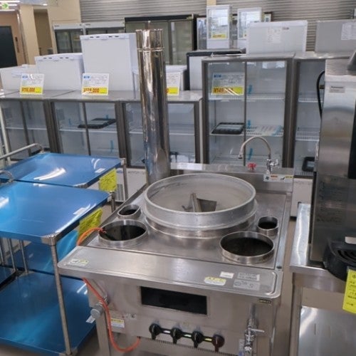中古】うどん釜 タニコー TGK-1 幅900×奥行1150×高さ780 都市ガス