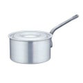 片手深型鍋アルミニウム(アルマイト加工) (目盛付)TKG 21cm