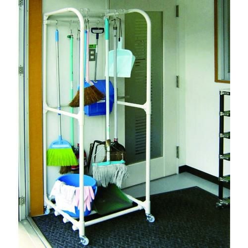 スペーシア 清掃用品ハンガー W600×D500×H1800