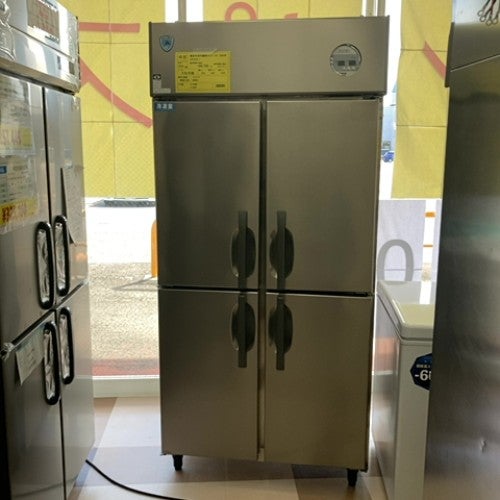 業界最長1年保証】【中古】縦型冷凍冷蔵庫 1凍3蔵 ホシザキ HRF-90ZT3
