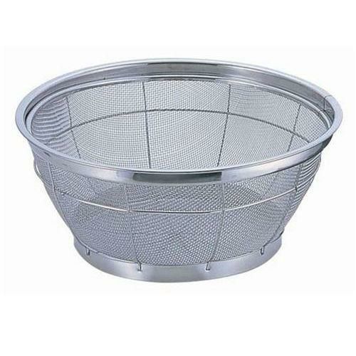 【TKG】TKG ステンレス NEWマンモス浅型ざる 25cm /9-0267-0504