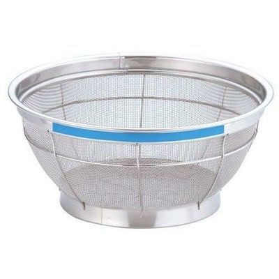 TKG NEWマンモス カラー 浅型ざる 25cm ブルー