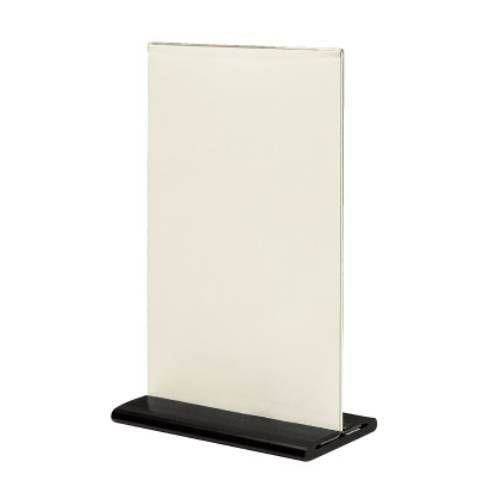 メニュースタンド (タテ型) 5個入 スライド-101/ブラック