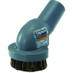 TRUSCO まるブラシ 馬毛 グレー