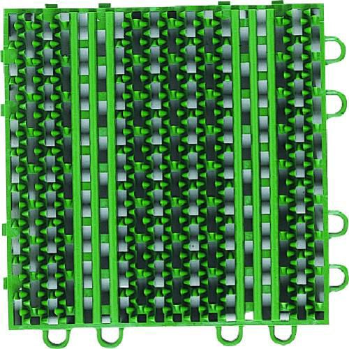 コンドル エバック 屋外用マット ライナーハードマット 本駒 緑