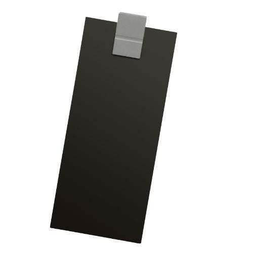 ABS伝票クリップ CLIP-CL-103/黒+グレー