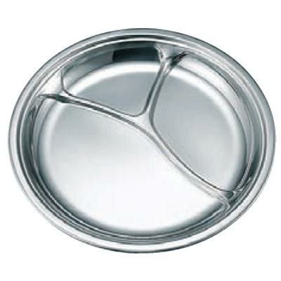 IKD エコクリーン 18-8 丸ランチ皿