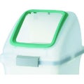 コンドル 屋内用屑入れ リサイクルトラッシュ SKL-50用 角穴蓋 緑