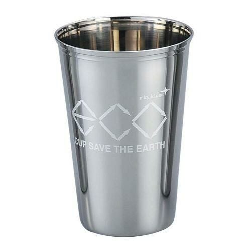 18-8 ECOマイカップ 500cc(ポーチ付)ミラー