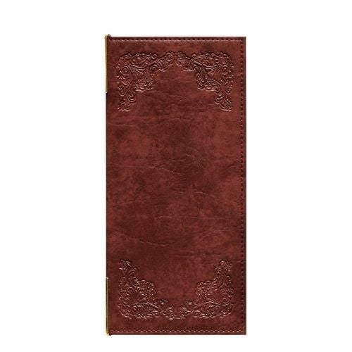 メニューブック(縦長) ♯960A/茶