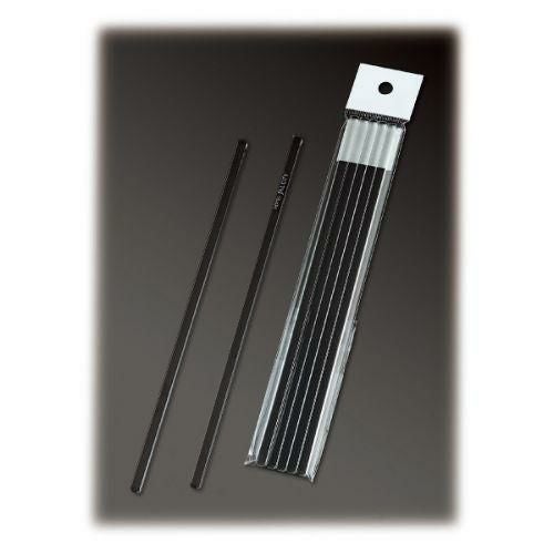 クリアブラックマドラー4角形 M-54-1(5本入)/ブラック