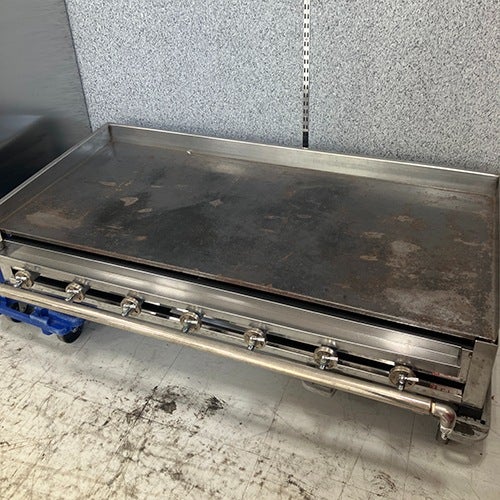 業界最長1年保証】【中古】ガスグリドル 幅1200×奥行600×高さ250 LPG