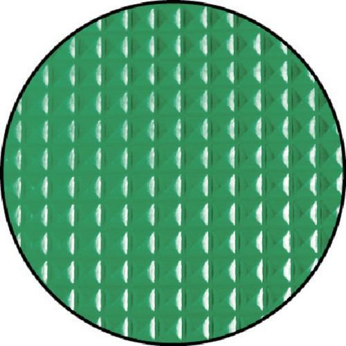 TRUSCO 塩ビマット ピラミッド グリーン 1.5mm×915mm×20m