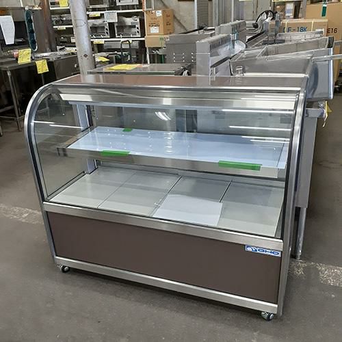 業務用/新品】 サンデン 対面ケーキショーケース ドレン強制蒸発式 前