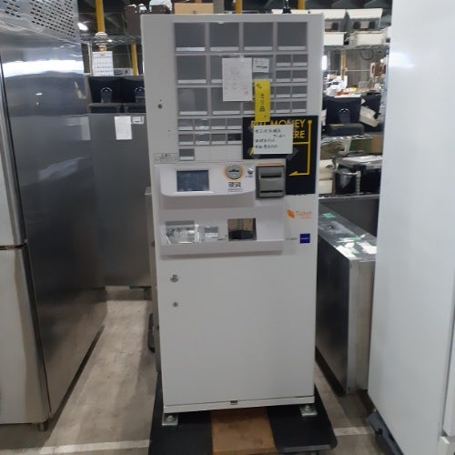 中古】券売機 グローリー VT-G20M 幅650×奥行300×高さ1600 【送料別途