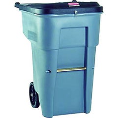 ラバーメイド ブルートロールアウトコンテナ 機密文書廃棄用 246.1L グレイ