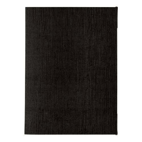 漆仕上げ風メニューブック(A4) ウルシ-101/黒