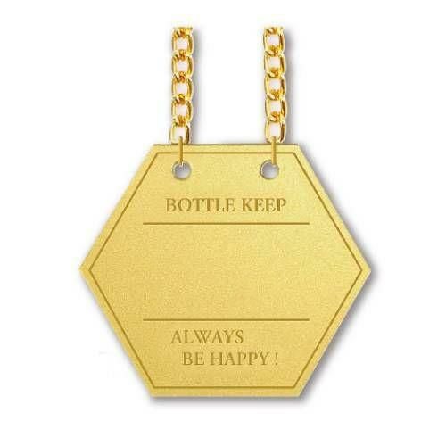 ボトルキーパー(八角) BM-4(10枚入)/ゴールド