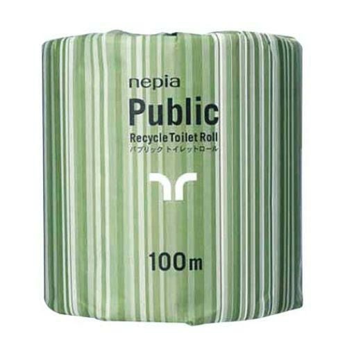 パブリック トイレットペーパー １００ｍシングル（８０ヶ入）