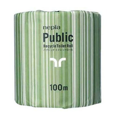 パブリック トイレットペーパー １００ｍシングル（８０ヶ入）
