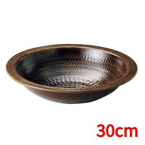 鍋 【電磁用うどんすき(あめ釉)30cm】