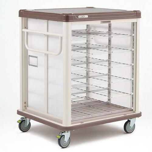 ERECTA（エレクター） 常温配膳車 配膳車cooシリーズ シャッター式リフトタイプ 組立式 /膳数：24/