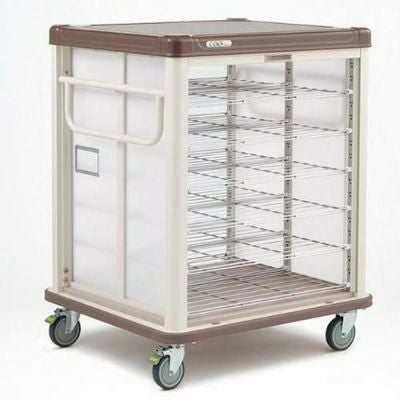 ERECTA（エレクター） 常温配膳車 配膳車cooシリーズ シャッター式リフトタイプ デラックスモデル組立式 /膳数：24/