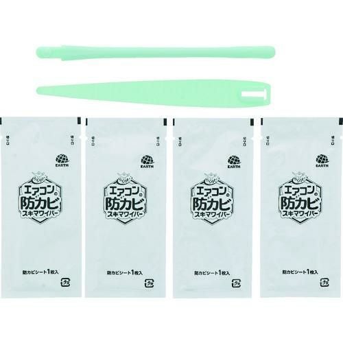 アース らくハピ エアコンの防カビスキマワイパーセット 689115