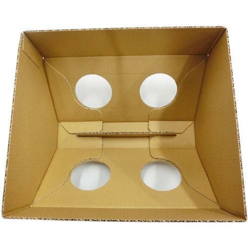 TRUSCO ダンボール製ゴミ箱 90L 蓋