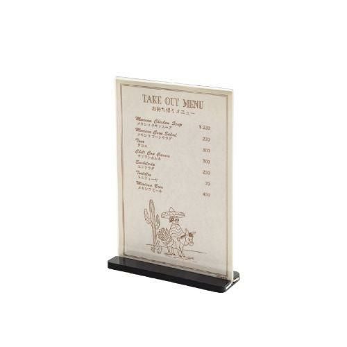 メニュースタンド ESS-5・B/スライドタイプ縦型(葉書サイズ)