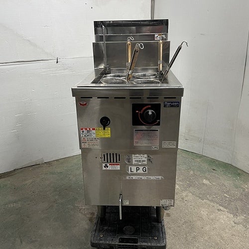 業界最長1年保証】【中古】ゆで麺機角4テボ マルゼン MRF-046C 幅450