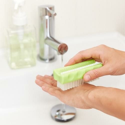 TRUSCO ネイルハンドブラシ グリーン