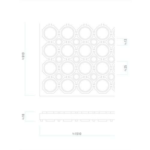 ミヅシマ NBラバーマット 910×1510×18mm
