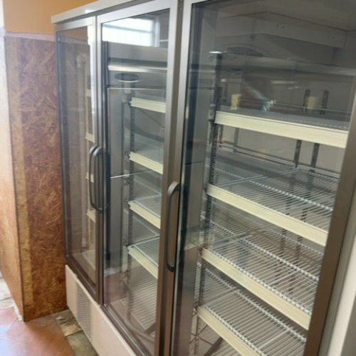 【中古】冷蔵リーチインショーケース ホシザキ USR-180A3 幅1800×奥行800×高さ1945 三相200V 【送料別途見積】【長崎店在庫】