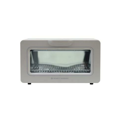 殺菌灯紫外線消毒器 ARCUS スモーキーグレー サイズ：幅325×奥行243(開扉時387)×高さ187(mm) 電源：単相100V