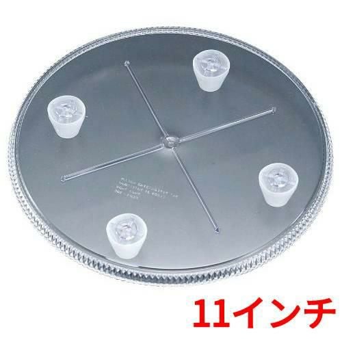 ウェディングケーキ ラウンドプレートクリアーFB647