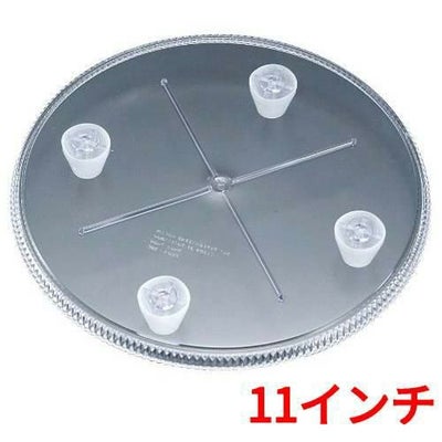 ウェディングケーキ ラウンドプレートクリアーFB647