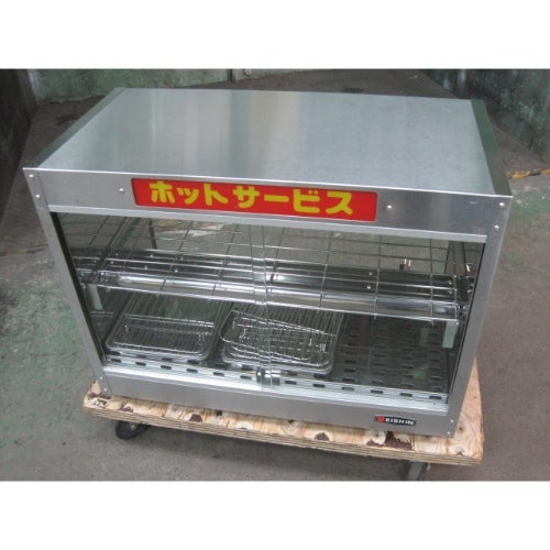 中古】ホットショーケース エイシン電機 ED-5 幅600×奥行300×高さ460