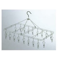 ステンレス ハンガーL 20ピンチ付