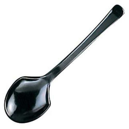 【メラミン ラーメンお玉 C-69 黒】56×218
