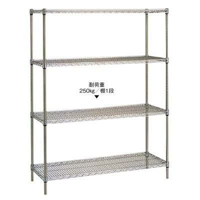 シェルフ 【スーパーエレクターシェルフ LLSシリーズ P1590 4段 LLS-1520】 LLSシリーズ/ 幅1518×奥行915×高さ1587 【/送料別】